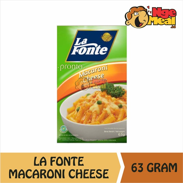 

LA FONTE Macaroni Cheese Keju 63 Gram