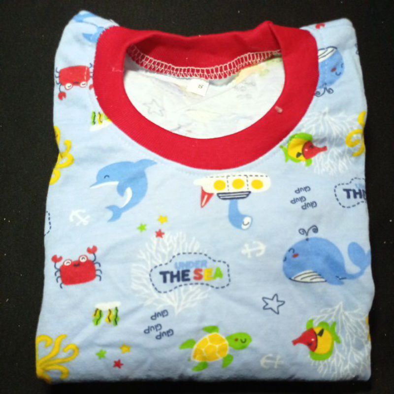 setelan anak laki laki Qkids Size S (Usia 3-4 tahun) Lengan pendek Celana Pendek bahan Libby Velvet junior-6