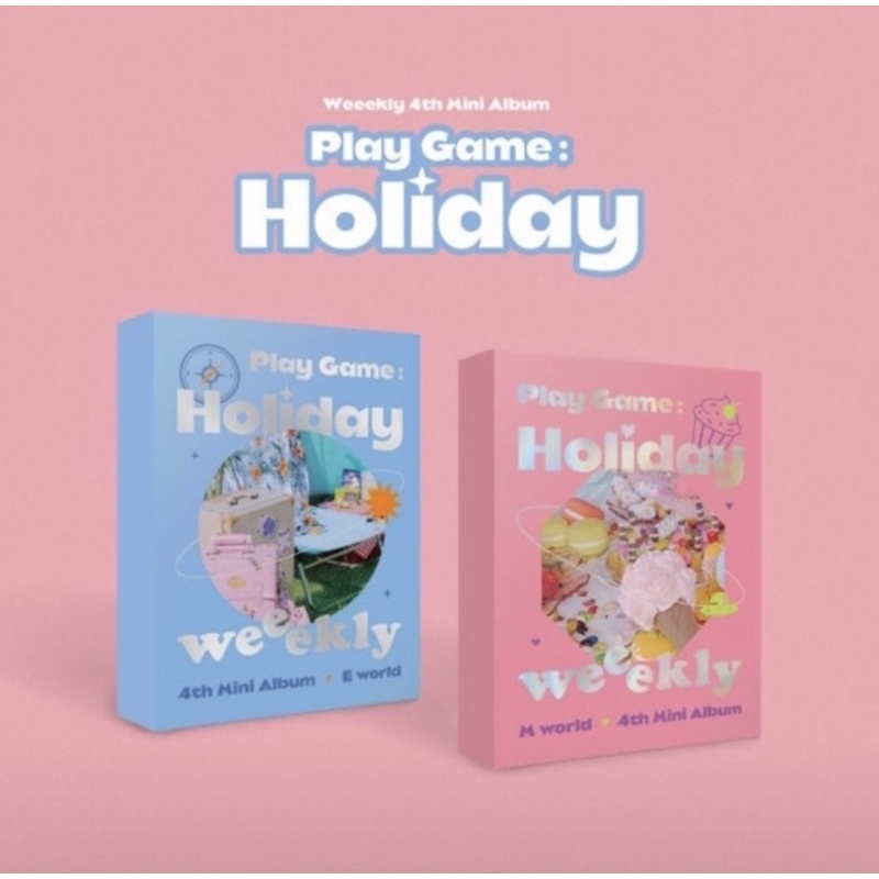 [READY STOCK] Weeekly - Play Game : Holiday SEALED + POB &amp; Poster (with Tube)