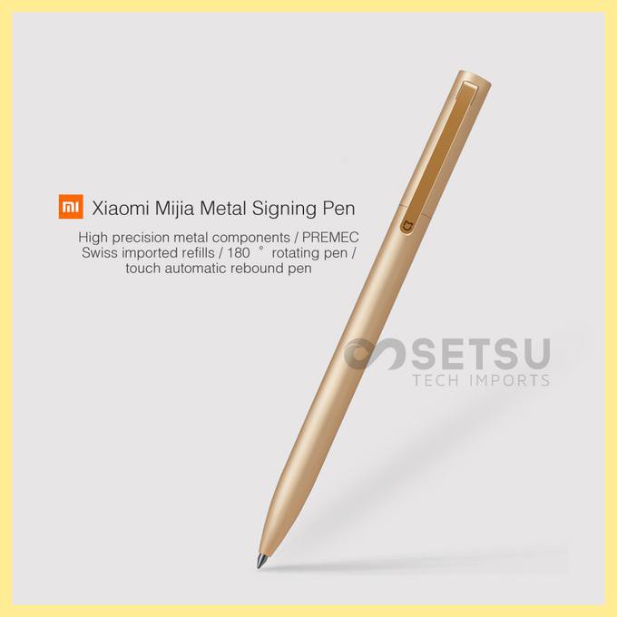

Xiaomi Signature Metal Pen Mi Aluminum Rollerball Pen Original