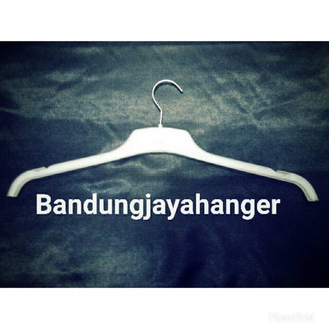 Hanger 282 Dewasa Warna PUTIH / gantungan Baju harga per lusin 1 kg 2 lusin