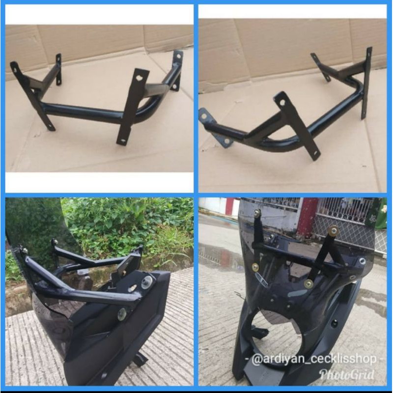 breket bracket visor x ride xride