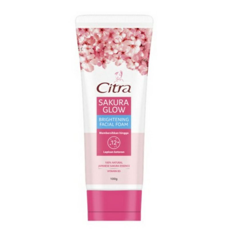 CITRA Sakura Glow Brightening Facial Foam 100g