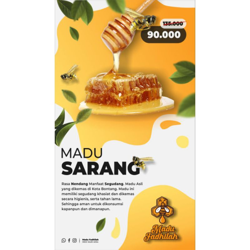 

Madu Sarang 100% Madu Murni Aman Dikonsumsi Kapanpun Dan Dimanapun