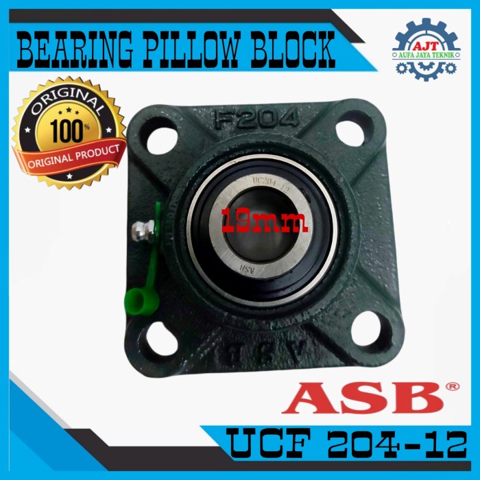 bearing pillow block as 19mm UCF204-12