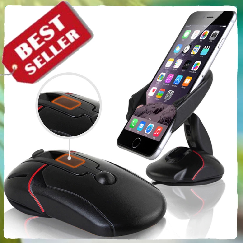 GoodCase - Car Holder Mobil HP Model Mouse / Dudukan HP di Mobil Mouse