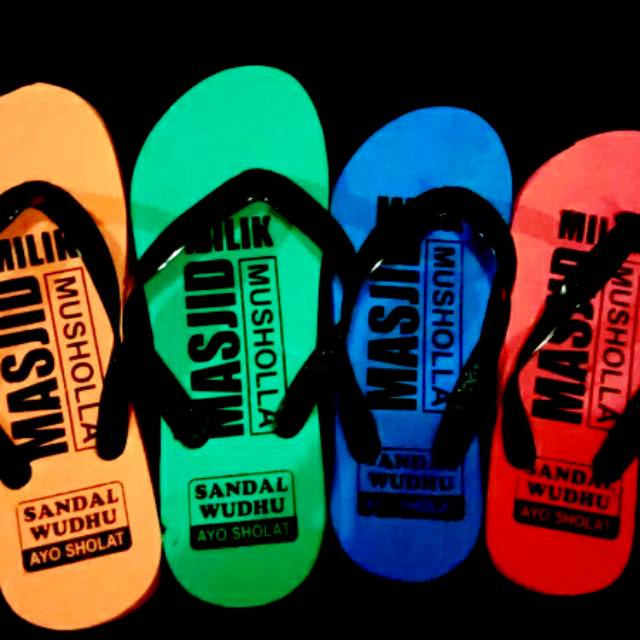 Sandal masjid murah sandal wudhu unik lucu