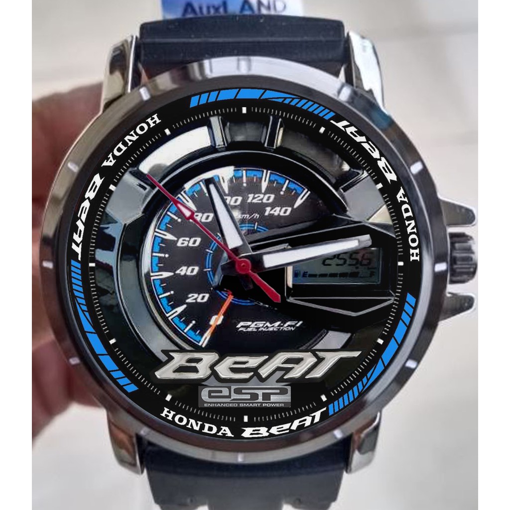 Jam Tangan Keren Terbaru Custom Beat ESp Speedometer