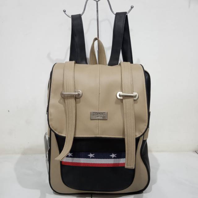 Ransel Tas Anak Cewek Esprit Tancepan Coklat Trendy Tebal Halus Murah Elegan