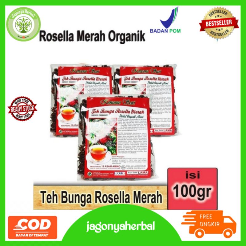 

TEH BUNGA ROSELLA/TEH BUNGA ROSELLA MERAH KENCONO SARI