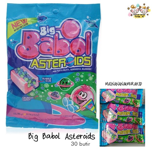 Big Babol Asteroids / Snack Permen Karet Anak | Shopee Indonesia
