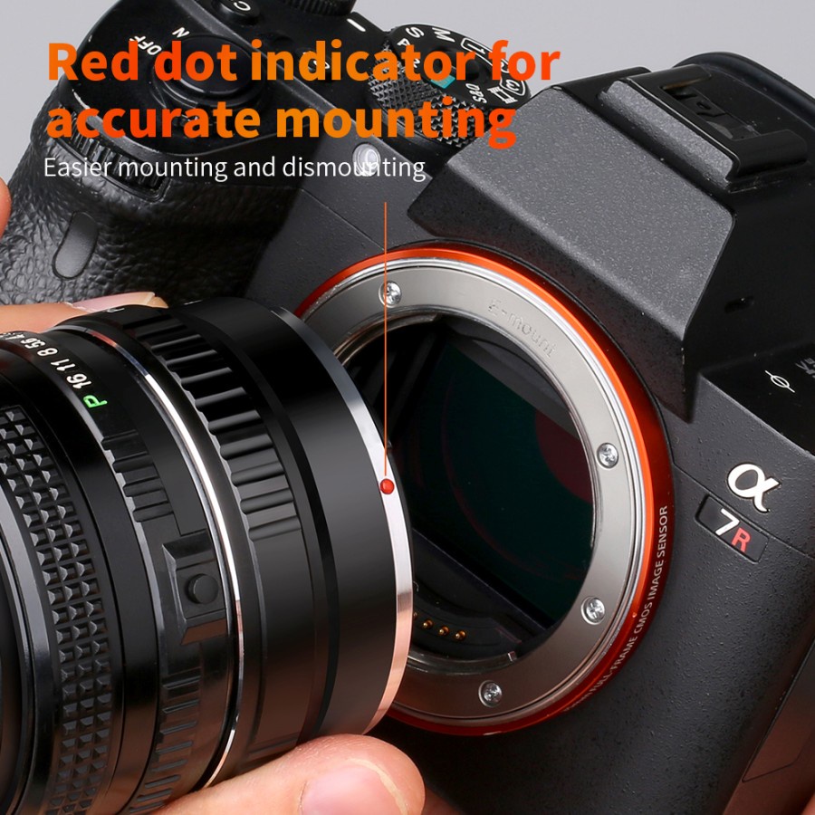 Adapter Lens Mount Pentax K to Sony Nex E-Mount KNF Concept