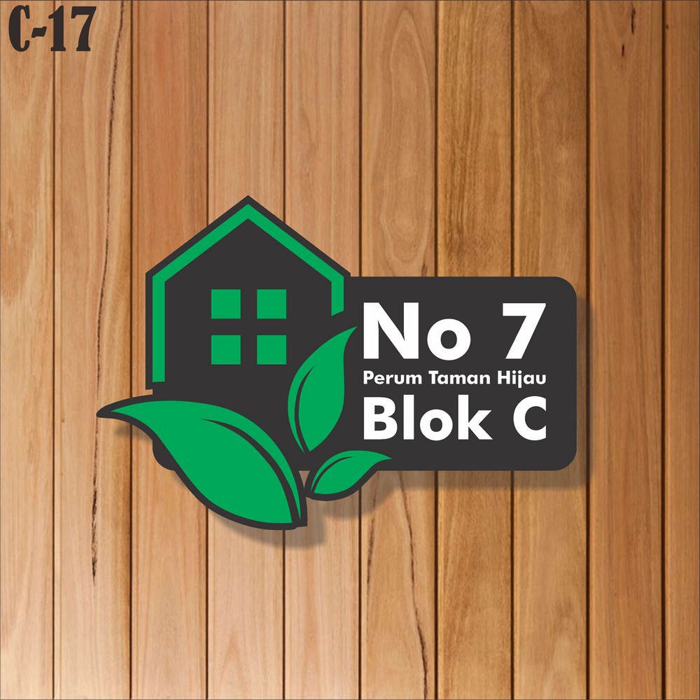 

NOMOR RUMAH BAHAN AKRILIK SOLID UKURAN 21X15 CM TEXT TIMBUL - 1 HARI JADI (C17)