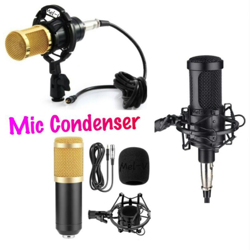 Microphone condenser Recording profesional studio mic condenser smule