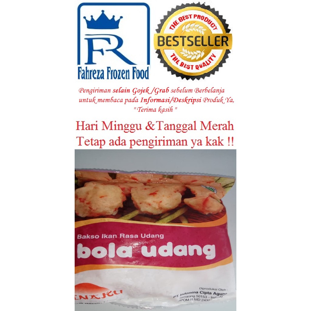 

Minaku Bola udang 200 Gram harga promo