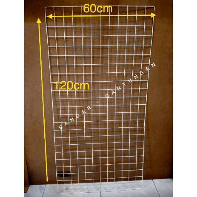 Ram Jaring Kawat Putih+Dus 60 x 120 GriddWall Wire Wall Kawat Putih+Dus 60x120(BH)