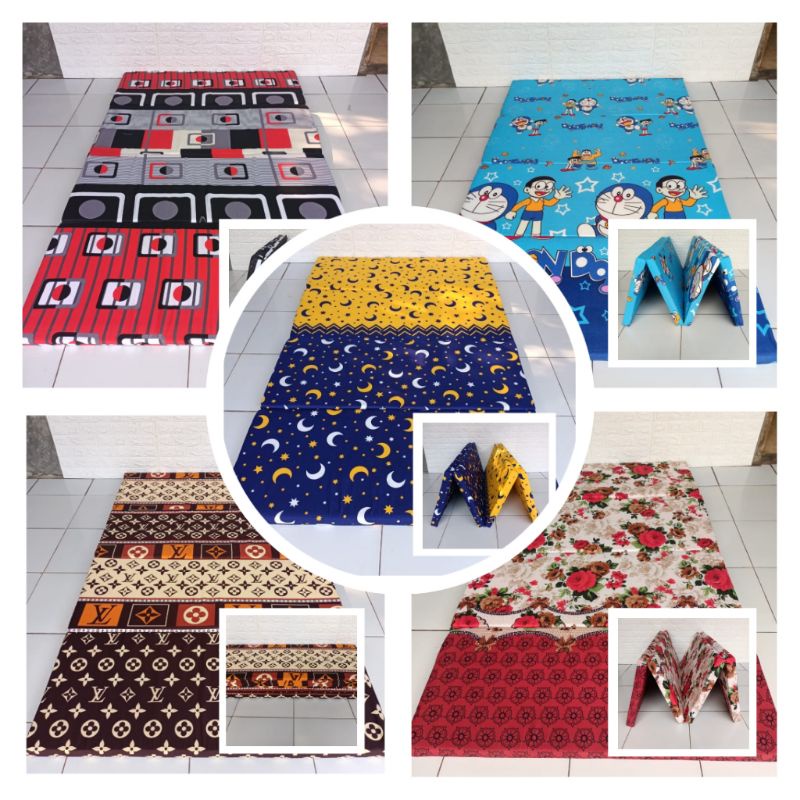 Kasur lipat / kasur Lipat busa / kasur lipat ukuran 200 x 120 x 5