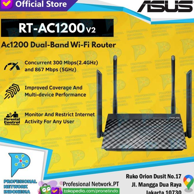 ASUS RT-AC1200, AC1200, ROUTER WIFI, WIRELESS ROUTER