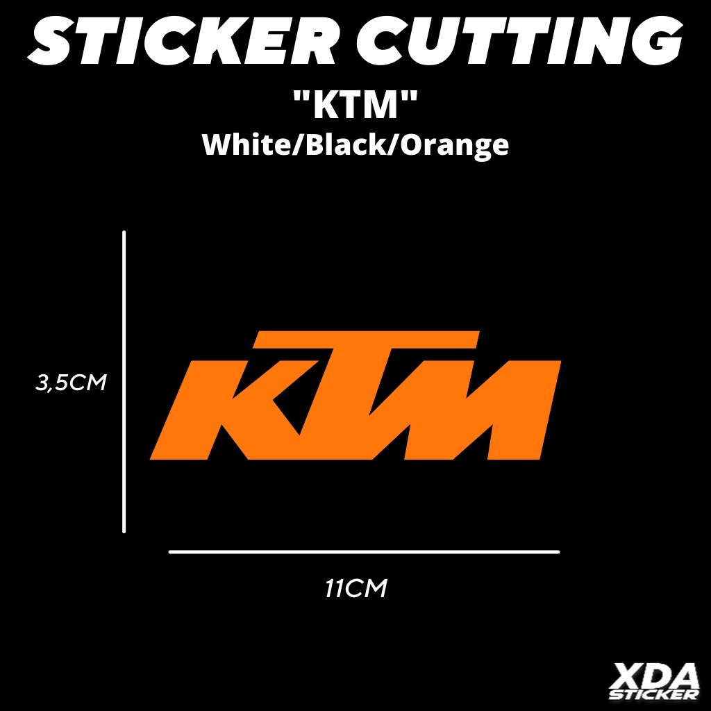 

STIKER/STICKER CUTTING LOGO KTM