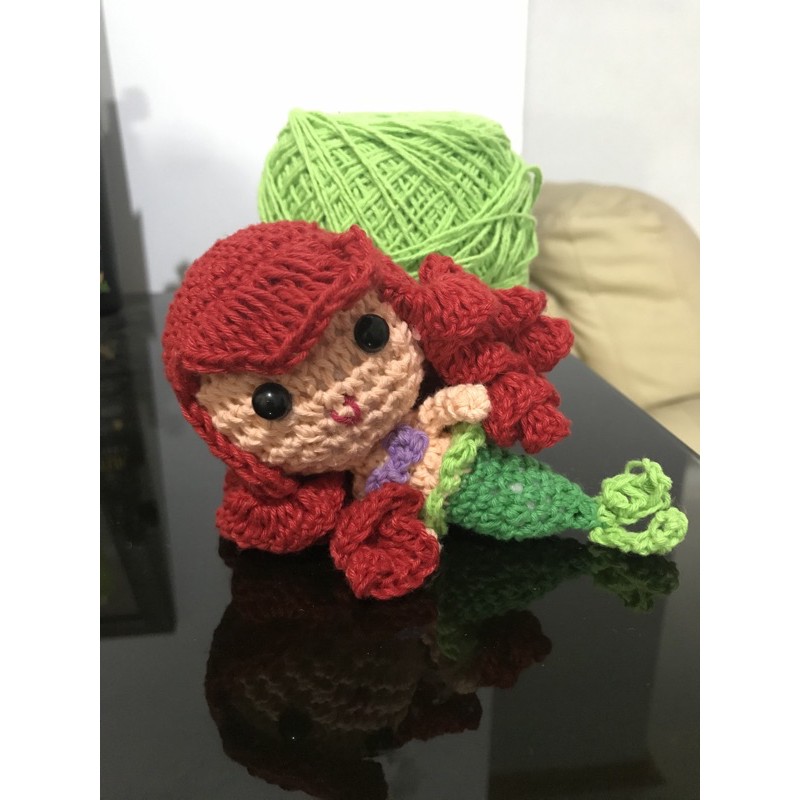 Boneka Rajut Ariel mermaid