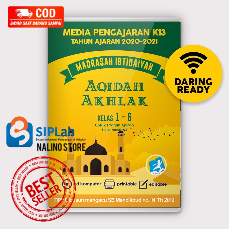 Cd Rpp 1 Lembar Mi Madrasah Ibtidaiyah Rpp Daring Dan Luring 2 Semester K13 Revisi Terbaru Shopee Indonesia