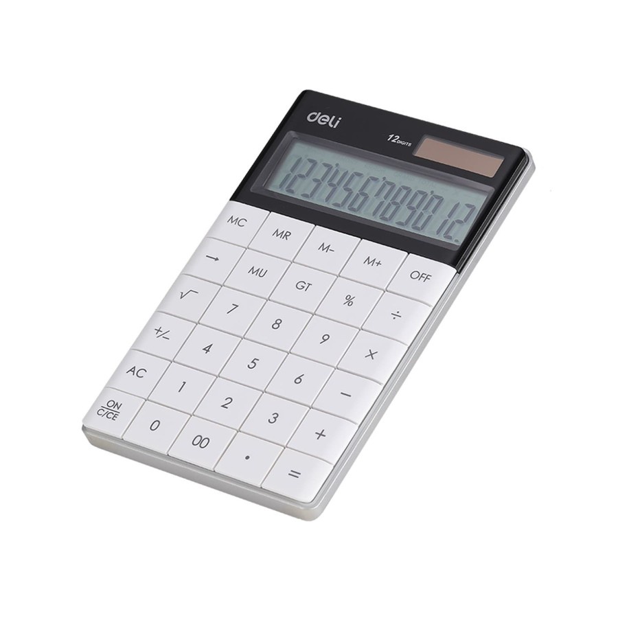 Kalkulator Deli E1589 12 Digit Calculator Desktop Stylish Office 1589 Kantor