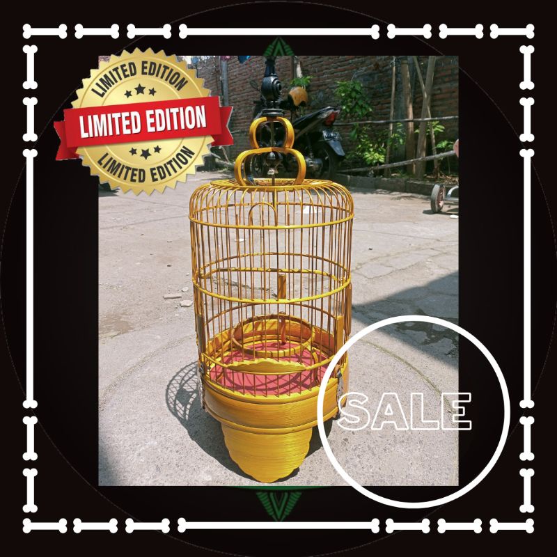 SANGKAR CUNGKOK PLECI (BAMBU)