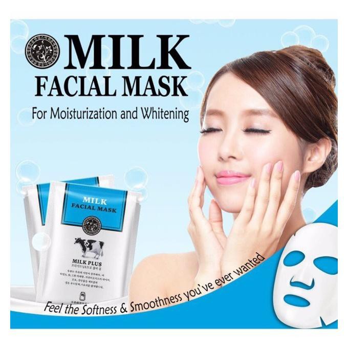 Rorec/HCHANA Facial Mask Susu Sapi ( Kemasan Baru )