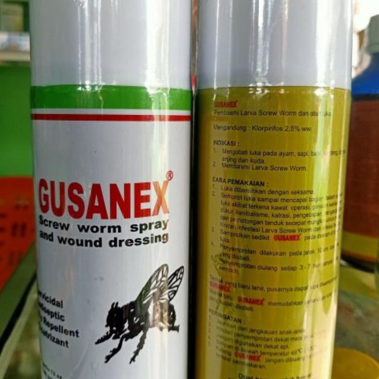 Hot Sell.. Gusanex Spray Obat Luka Hewan Sapi Gusanex Spray Asli Original Anti Lalat Anti Septic