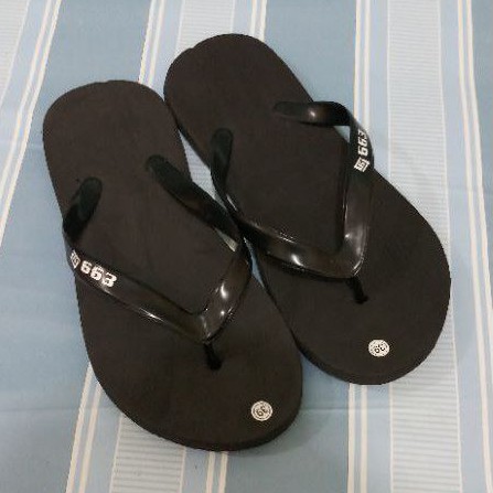 SANDAL JAPIT / SENDAL JEPIT DEWASA HITAM POLOS