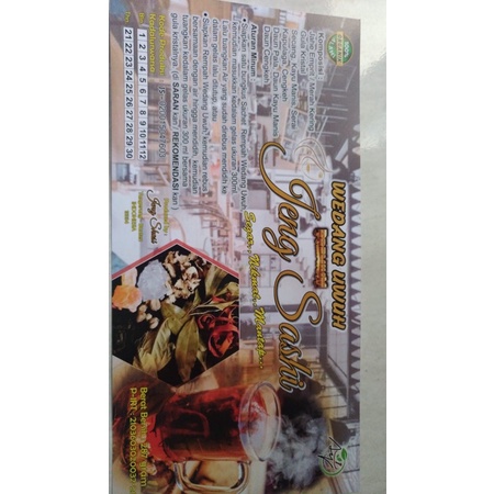 

Wedang uwuh premium isi 10 pack