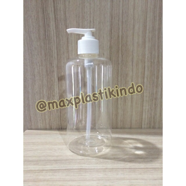 Botol pump 500 ml natural botol pump 500ml