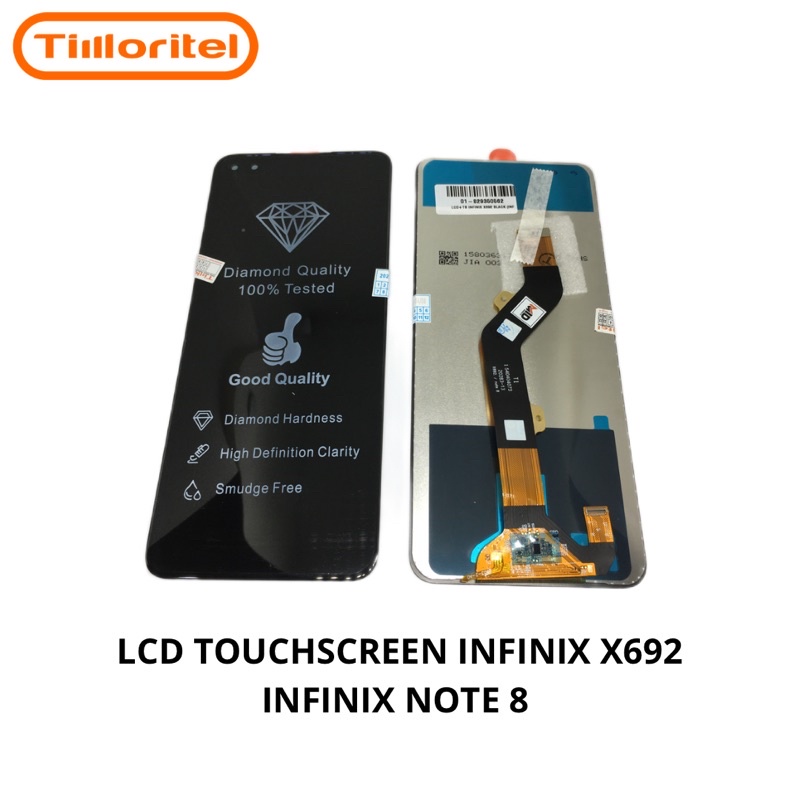 LCD TOUCHSCREEN INFINIX NOTE 8 / X692 BLACK