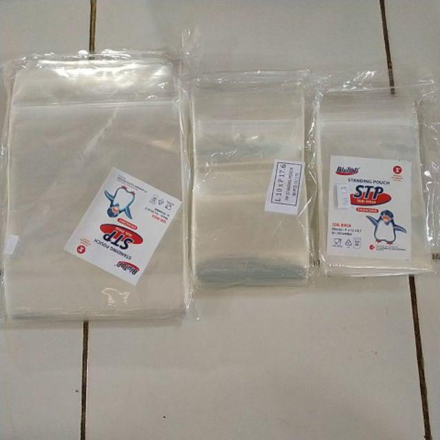 Plastik Pp Klip Standing Pouch Singel Seal/seal Kecil  Ukuran 16 X 24