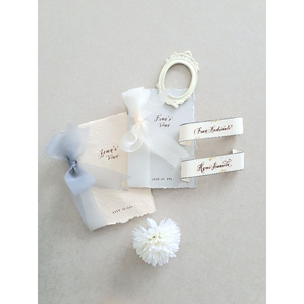 2pcs Calligraphy wedding vow book set | Janji Nikah