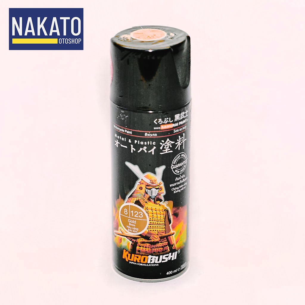 SAMURAI PAINT KUROBUSHI Cat Pilox Pylox Spray 123 GOLD SAMURAI PAINT KUROBUSHI Cat Pilox Pylox Spray 123 GOLD