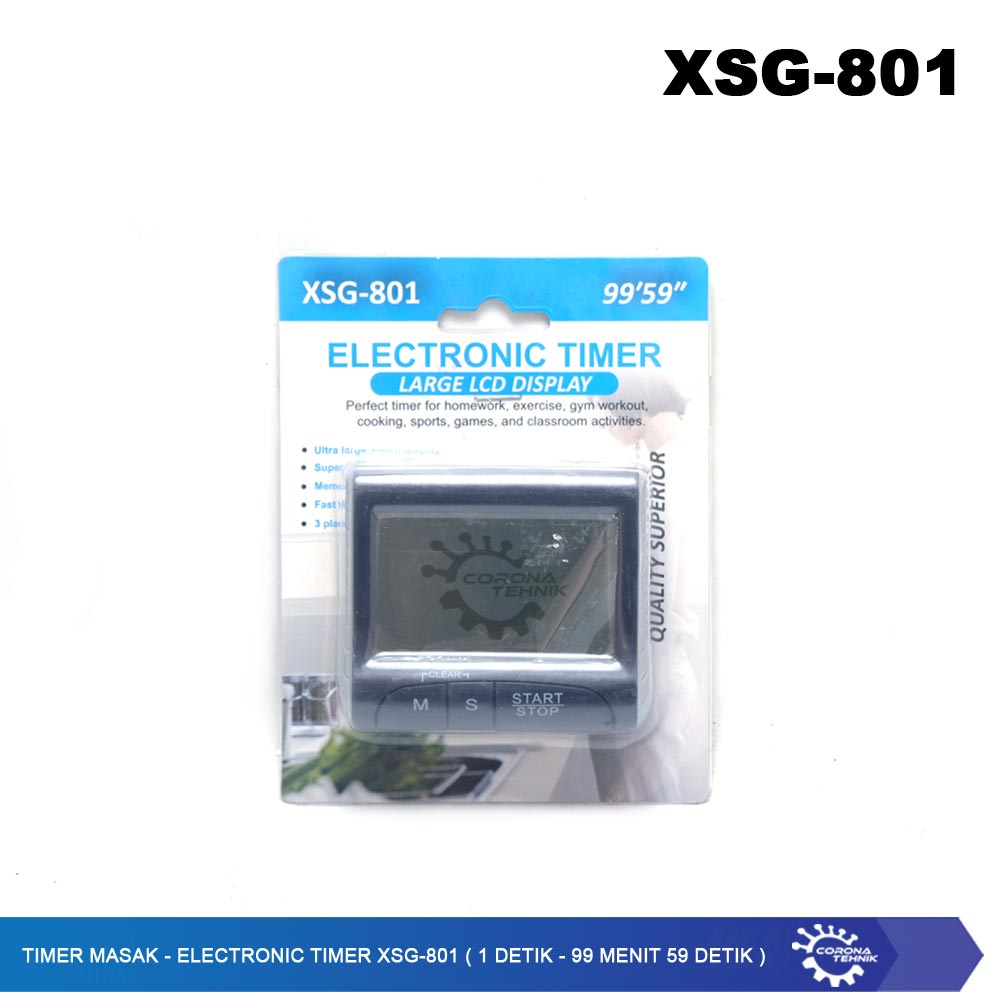 Electronic Timer XSG-801 ( 1 detik - 99 menit 59 detik ) - Timer Masak