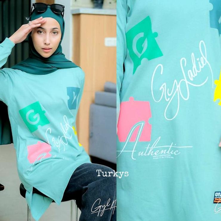 Kaos GYL Midi Tunik Premium By GYL Authentic Original –MSB.19My22ᴰ