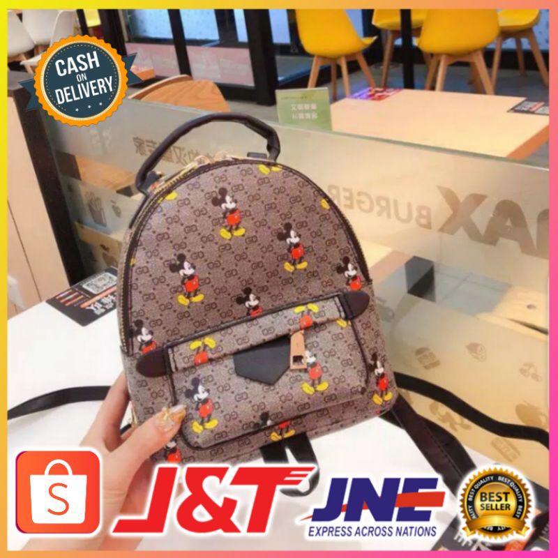 Tas Ransel wanita Import MIni mickey Mouse/Tas Wanita Import/Tas Back pack/Tas Selempang S100174
