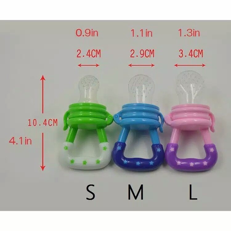 EMPENG BUAH BAYI - DOT FOOD FEEDER / PACIFIER FRUIT / EMPENG SAYUR GIGIT MAKAN TEETHER-7