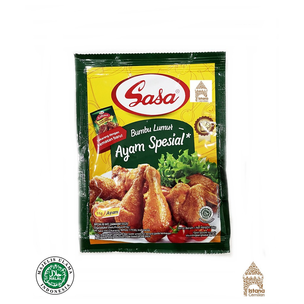 Sasa Larasa Bumbu Lumur Ayam Spesial Untuk 1kg Ayam