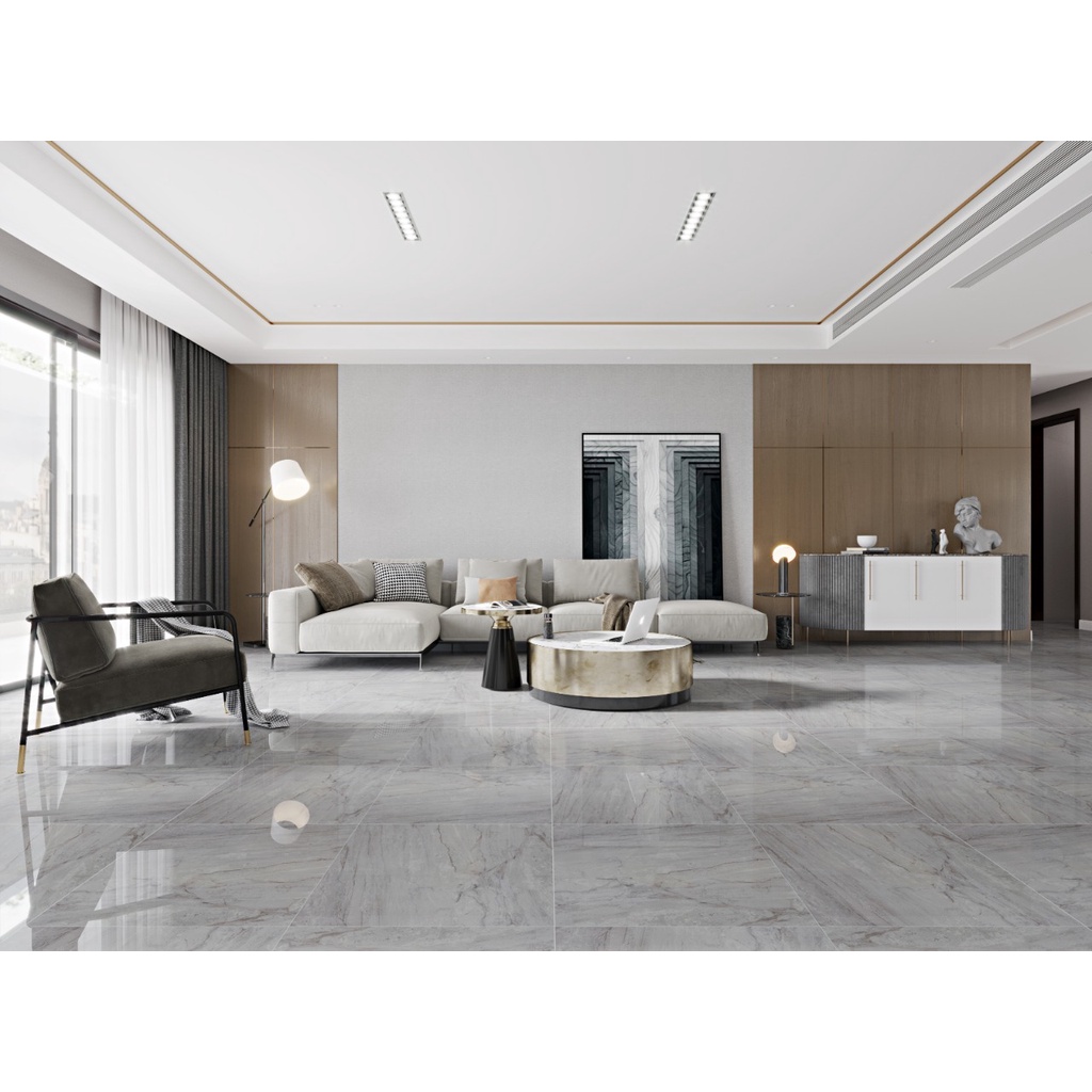 Granit Torch | Granit Lantai Glass Marbel | Granit 60x60 | Abu-abu