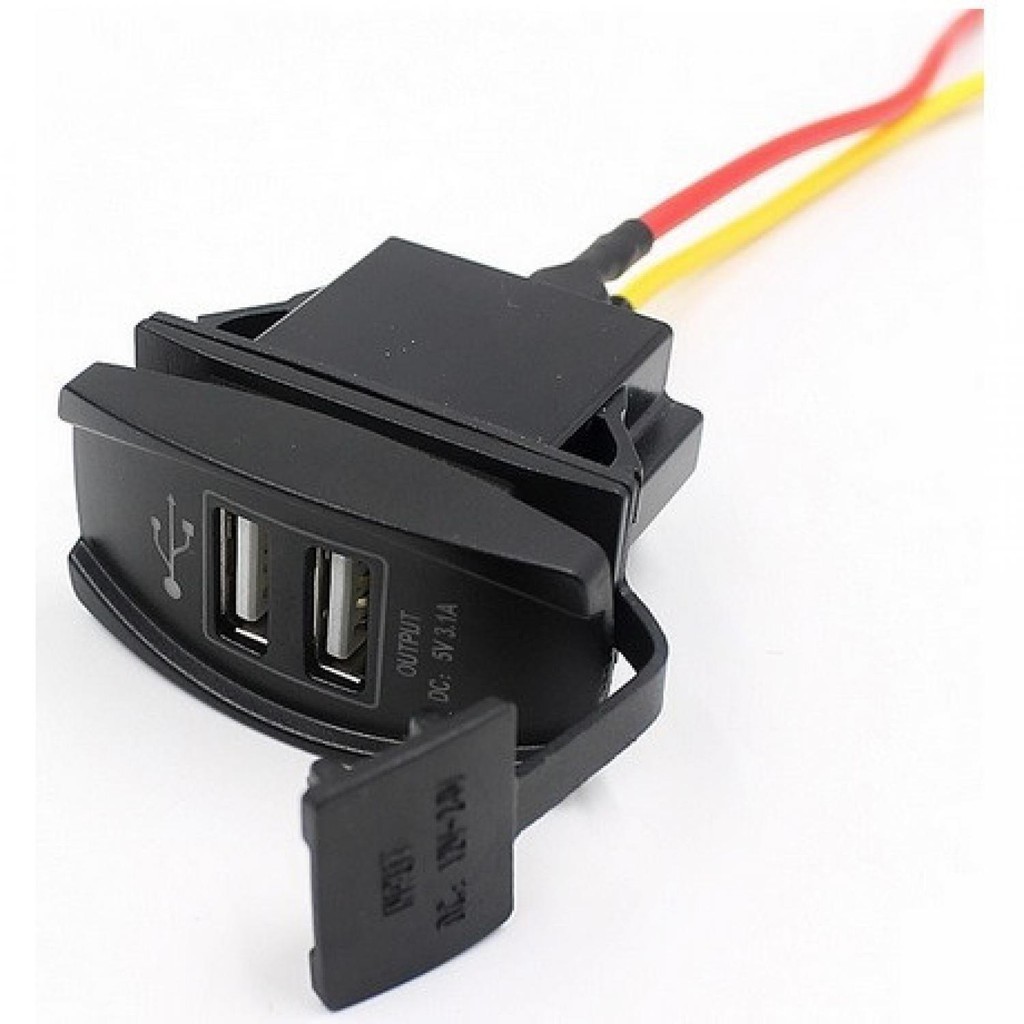 USB Charger Motor 2 Port DC 12-24V