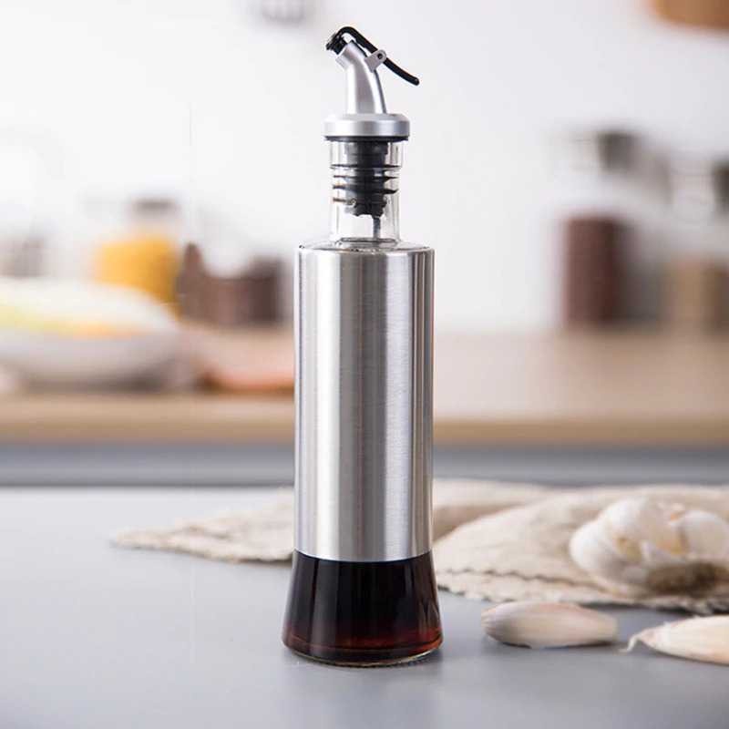 Botol Minyak Olive Oil Zaitun Bottle Leak-proof Kaca Stainless