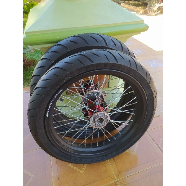 whellset supermoto KLX Dtracker 300 350