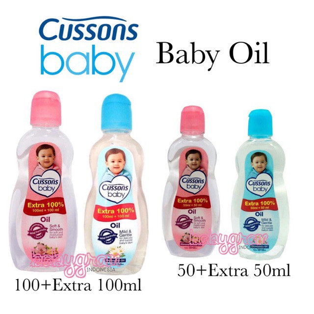 CUSSONS- BABY OIL 50+50 ML &amp; 100+100 ML