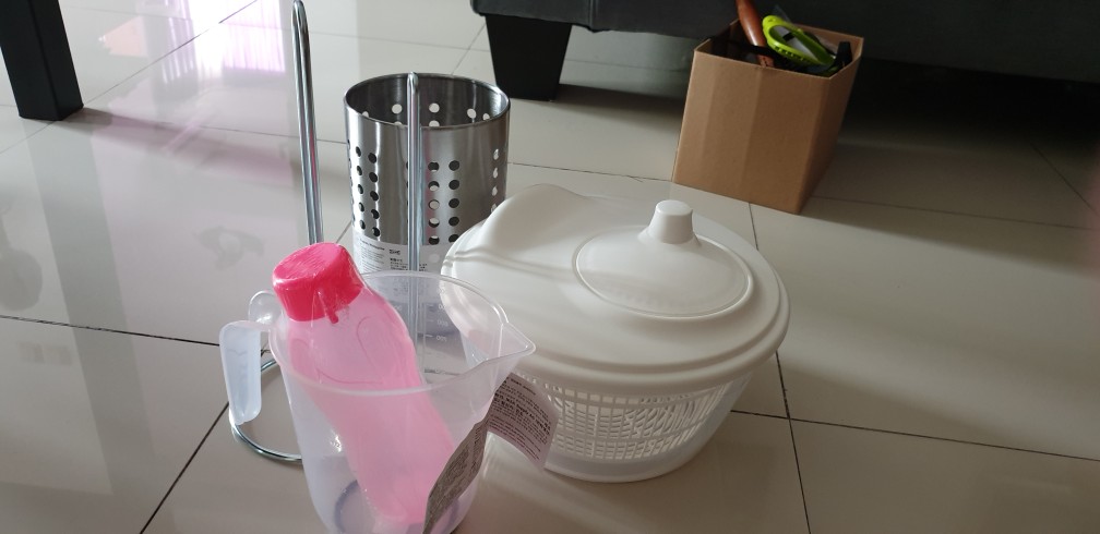 Tempat Penyimpanan Peralatan Makan, 18cm Baja Tahan Karat Or569