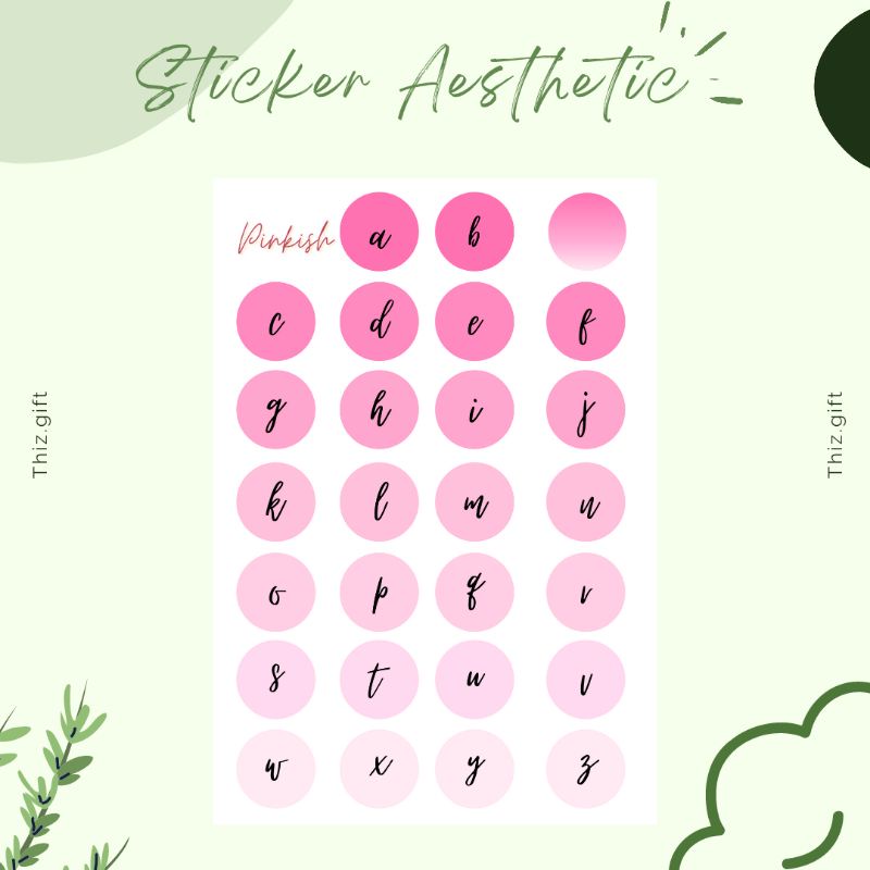 

Sticker Aesthetic | Sticker Huruf | cutting stiker | Sticker Lucu