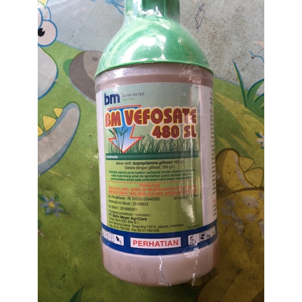 herbisida bm vefosate 480 Sl ukuran 1 liter