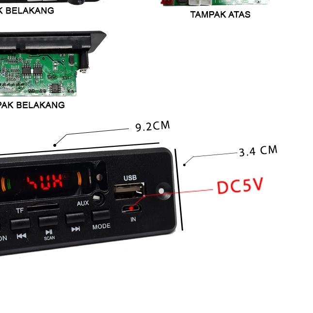 ✪ modul mp3 bluetooth 5V-12V stereo 2x3watt 029BT ☏